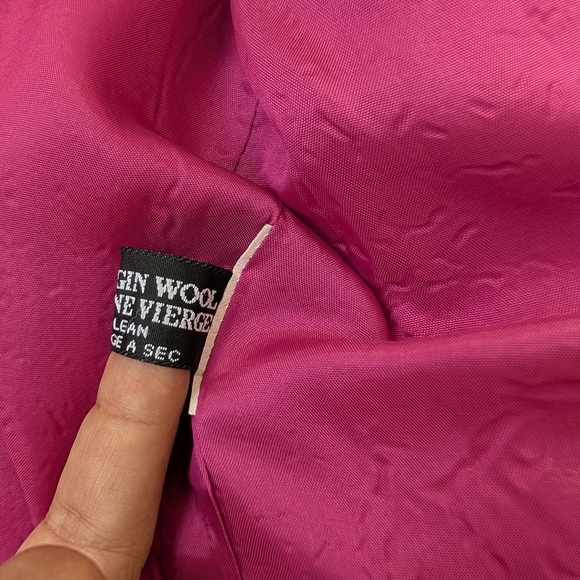 Vintage Louben Made In Canada Pure Virgin Wool Tweed Blazer Ptp 20" - Picture 8 of 8